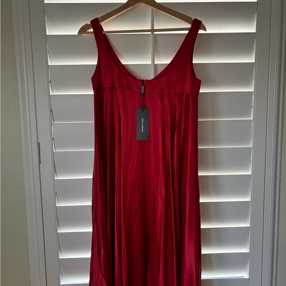 Dolce & Gabbana Red Silk Babydoll Dress - Picture 5 of 8